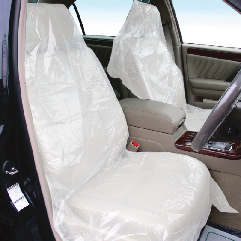 Custom Fit Plastic Seat Covers for Car Disposable Car Seat Cover for Clean Protection