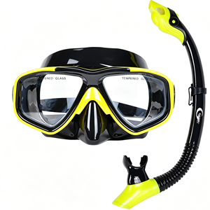 Máscara de Buceo Panorámica de Vidrio Templado al por Mayor para Hombres y Mujeres, Profesional, Roja, Certificada para Uso Alimentario, Duradera y de Alta Calidad - Product Image 3