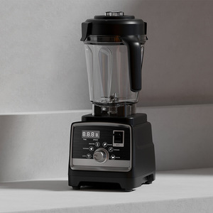 Licuadora de Alta Velocidad 2L-5L, Multifuncional, Molinillo, Preparador de Leche de Soya, Eléctrica, Negra y Plateada - Product Image 1