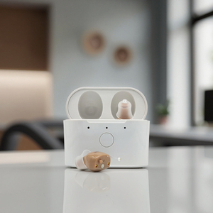 Nueva tendencia Auriculares inalámbricos Auriculares Sordos Ancianos Super Mini Recargable <span class=keywords><strong>CIC</strong></span> Digital Invisible OTC Audífono - Product Image 1