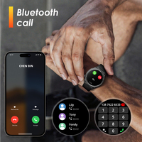 Montre connectée For Active 2 avec appels Bluetooth, étanche IP68, suivi de la fréquence cardiaque et du sommeil 24/7, tracker d'activité compatible avec iOS