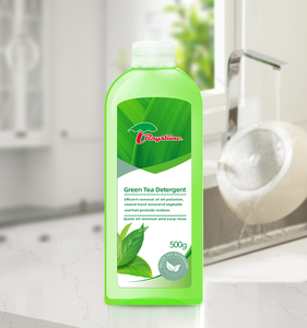 Rayshine Custom <strong>Dish</strong> Washing Cleaning Liquid Green Tea Fragrance <strong>Detergent</strong> Strong Degreasing 500g - Product Image 3