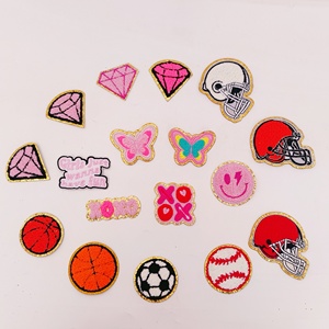 Patchs en tissu brodés thermocollants personnalisés 3D en sequins roses 5 étoiles pour sacs, chapeaux et vêtements DIY - Product Image 6