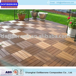 Moderne 3D de haute qualité WPC Decking nouveau matériau ACACIA <span class=keywords><strong>pour</strong></span> les techniques brossées extérieures - Product Image 2