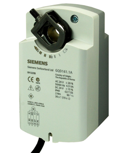 Actionneur d'amortisseur rotatif GQD161.1A, 24 V, commande 0~10 V, 2 Nm, retour par ressort (30/15 S), IP40 - Product Image 4