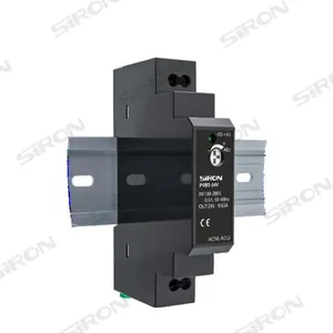 Siron fonte de alimentação industrial trilho, série p08 15w 30w 60w100w saída única 5v 48v ac para dc din rail comutação da fonte de alimentação