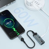 Répartiteur audio-vidéo HiFi 3 en 1 avec charge rapide pour iPhone iPad, adaptateur casque 2 en 1 ou 3 en 1, sortie AC