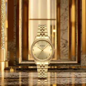 Stainless Steel <b>Watch</b> Women Fashion <b>Watches</b> Custom Your Own Brands <b>Ladies</b> <b>Watches</b> <b>Gold</b> - Product Image 4