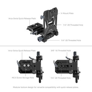 Placa de Baterí<span class=keywords><strong>a</strong></span> Plegable con Montura en V, Solución de Montaje Todo en Uno sin Herramientas para Cámaras DSLR <span class=keywords><strong>Sony</strong></span>, Canon y Panasonic - Product Image 4