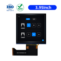 Layar LCD IPS TFT Persegi 3,95 Inci Resolusi 480x480 IC Driver ST7701S Antarmuka MIPI 2-Lane Sentuh Kapasitif Opsional
