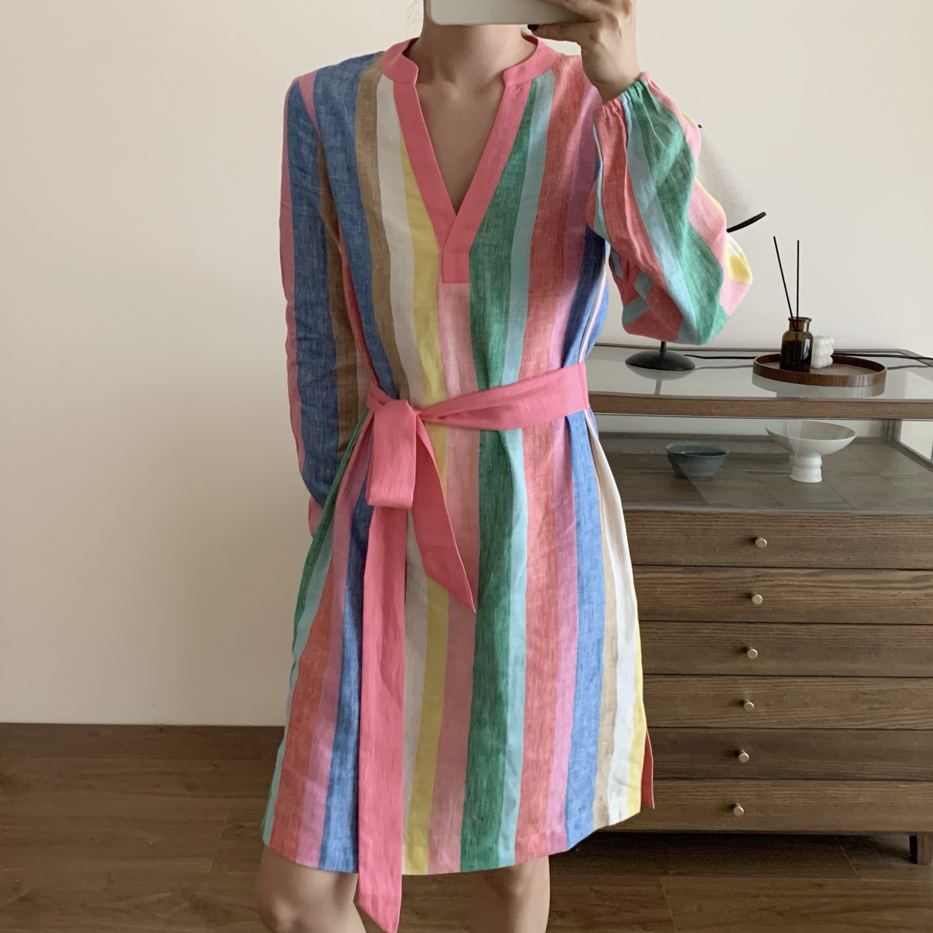 Vertical Striped Skirts Elegant and Versatile Fashion