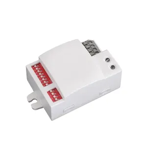 Pdlux PD-MV1001 HF 5.8ghz Automatique On Off Contrôle de la lumière Commutateur de capteur de mouvement micro-ondes réglable