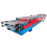 Machine de tôlage automatique à double couche en acier pour toitures métalliques à prix abordable