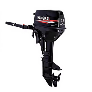 Nouveau moteur à essence manuel 2 temps 12 CV 169 CC 2 cylindres robuste pour commande de bateau de pêche - Product Image 2