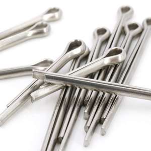 160pcs Open <b>Pin</b> Set Stainless Steel Shape <b>Split</b> Cotter <b>Pins</b> Carbon Steel Galvanized <b>Split</b> <b>Pin</b> - Product Image 1