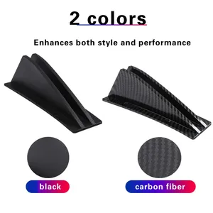 Spoiler de pare-chocs arrière de voiture, 4 pièces, en ABS, adapté à l'installation incurvée - Product Image 3