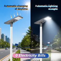 Lampadaires solaires LED KCD grande capacité 6000 lumens 100W 200W 400W 500W 1000W, nouveau style, liste de prix, lampes solaires extérieures