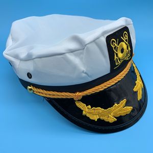 Marinai Cappello <span class=keywords><strong>di</strong></span> Snapback Regolabile Sea Captain Carino Navy Costume Accessorio W816 - Product Image 4