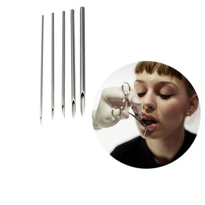 10-50 unids/set agujas desechables de acero inoxidable para <span class=keywords><strong>piercing</strong></span> de tatuaje 12g/14g/16g/18g/20g Kit de labios de oreja de pezón de ombligo para uso en fiestas - Product Image 3