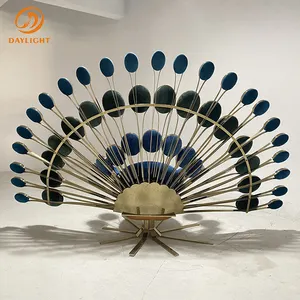 Sofá nórdico de lujo para sala de estar, silla de ocio azul con otomana de réplica, muebles modernos para exteriores