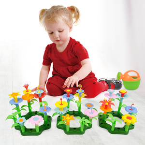 Mini Plastic Children's <strong>Kid</strong> Creative Flower <strong>Garden</strong> Block Building Block <strong>Set</strong> Flower Press Toy Build Block for <strong>Kid</strong> - Product Image 6