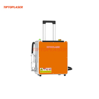 Machine de nettoyage au laser à fibre pulsée portable pour bois et métal 100W/200W/300W/500W, décapant de peinture, décapant de rouille