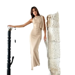 Nuevo Vestido Largo Sexy de Verano para Mujer, con Tirantes, sin Mangas, Elegante, Sencillo, Vestido Maxi Ajustado - Product Image 1