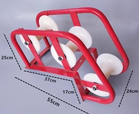 Câble aérien guide fil ouverture câble électronique tirant rouleaux souterrain coin câble rouleau