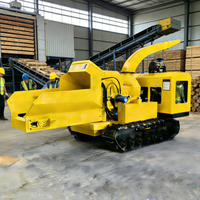 Broyeur de bois à capacité variable, broyeur de déchets de bois frais, broyeur d'arbres, moteur diesel, déchiqueteuse de bois portable, broyeur de déchets de bois