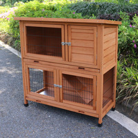 Animal cobayes canard poules pondeuses volaille en bois lapin lapin poulet couches cages nid coop clapier maison boîtes