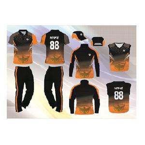 Tenue de sport formelle, uniforme d'équipe de cricket de qualité supérieure dans de belles couleurs avec des fonctionnalités de personnalisation - Product Image 1