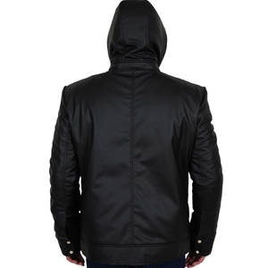 Nueva venta al por mayor en blanco para hombre de cuero de la motocicleta chaqueta de cuero - Product Image 2