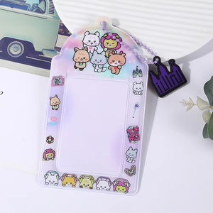 KPOP Manchons de protection créatifs en acrylique Cartoon Cartes d'identité de crédit Étui de protection <span class=keywords><strong>Gidle</strong></span> Babymonster S.COUPS WONWOO Fans Cadeaux - Product Image 4