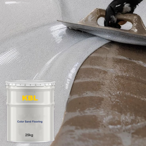 Kleurrijke Zand Epoxy Vloercoating Voor Laboratoriumvloeren Eenvoudige Toepassing Met Spuitmethode Voor Steenverf