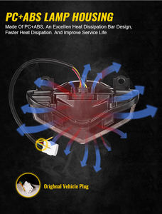 Luz trasera de motocicleta, luz trasera LED de freno de señal de giro de motocicleta para Kawasaki <span class=keywords><strong>ER6N</strong></span> ER6F Ninja 650 EX650 2012-2016 2013 2014 <span class=keywords><strong>2015</strong></span> - Product Image 6