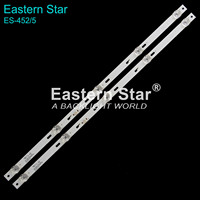 شريط إضاءة LED طراز ES-452 JS-D-JP32EU-051EC (70227) R72-32D04-025 (E32UK/UP1000) 533.45*15.0*1.0T لتلفزيون Aa Anzo 32cs6000 إضاءة خلفية LED