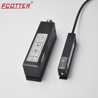 ECOTTER Sensor de Etiqueta Fotoeléctrica con Ranura, Sensor de Ojo Eléctrico, Etiqueta Metálica No Transparente, Etiquetado de Bracketing, 1 Unidad
