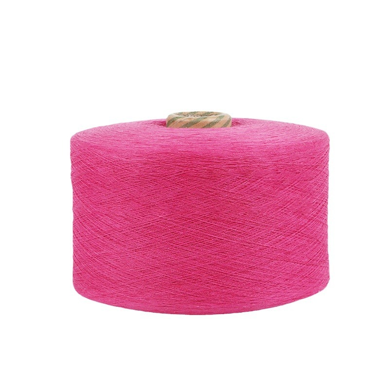5-32 Count Semi-Combed Polyester Cotton Yarn Recycled Air Spun Fabric for Socks Environmentally Friendly