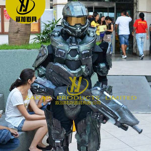 Halloween Party Mans Adulte Cosplay armure Halo Sergent Major Costume Vrai <span class=keywords><strong>Robot</strong></span> Costume à vendre Usine OEM ODM Support - Product Image 3