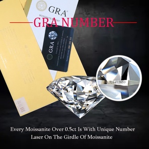 Giá Rẻ Giá 5Mm 0.5 Carat 6.5Mm 1CT Trắng Moissanite Kim Cương Loose Đá Quý - Product Image 5