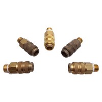 PLC Lot of 5 21KAAN10MPX Rectus Type 21 Quick Coupling, Brass, 1/8in NPT Male Warranty Product
