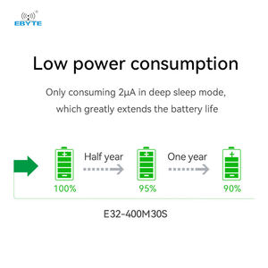 EBYTE ODM E32-400M30S Free Samples SX1276 LoRa Spread Spectrum 433MHz 470MHz Long Distance 10KM 30dBm Micro LoRa Module - Product Image 4