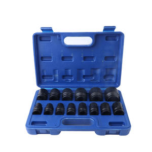 ชุดซ็อกเก็ต 14 ชิ้น ขนาด 12.5 มม. เกรดอุตสาหกรรม สีดำออกไซด์ สำหรับซ่อมรถยนต์ ช่างยนต์ - Product Image 2