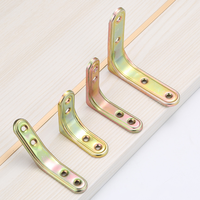Table et chaise d'angle 90 degrés à angle droit Fixateur de quincaillerie d'ameublement Support de type L Couleur Zinc Angle Iron Connector