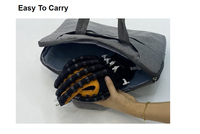 Gant robot rechargeable pour patient ayant subi un AVC avec réglage de la vitesse et de la force Gants d'entraînement de rééducation avec chauffage
