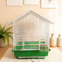 Cage à oiseaux pliable de grande taille, galvanisée par électrolyse, sur mesure pour fabricants, vente en gros