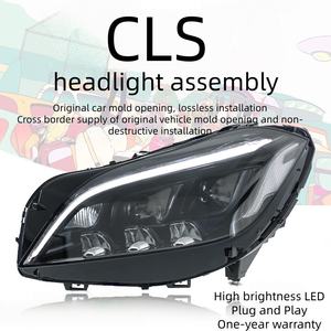 Luci diurne a <span class=keywords><strong>LED</strong></span> <span class=keywords><strong>12V</strong></span> <span class=keywords><strong>55W</strong></span> 6000K nuove modificate per il gruppo fari Mercedes-Benz W218 CLS 12-15 - Product Image 2