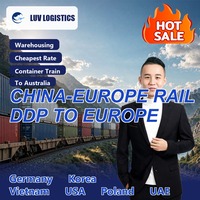 Expédition ferroviaire de la Chine vers l'Europe moins chère que par avion, plus rapide que par mer, agent logistique