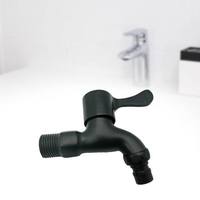 Robinet de jardin en acier inoxydable moderne de 1/2 pouces avec poignée en fer unique Robinets d'eau en céramique pour l'extérieur Cuisine Salle de bain