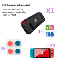 Étui Dockable pour Nintendo Switch – Coque de Protection Hybride en TPU et Acrylique avec Kit de Protection d'Écran